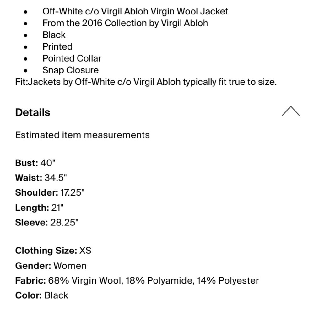 Off-White Varsity Jacket - image 4